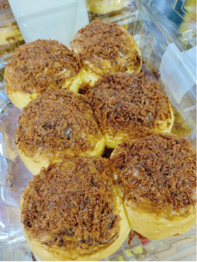 巧克力味酥松面包一盒