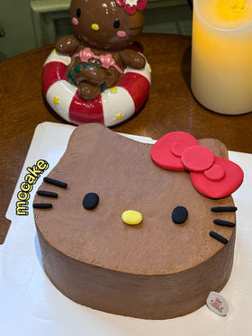 KT猫脸 异形蛋糕(黑皮版)