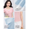 【专属特价】熙世界凉感假两件短袖t恤女2025夏新款女装设计感休闲正肩棉上衣 商品缩略图3