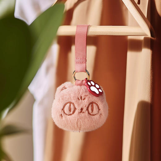 大英博物馆 巴斯特系列 毛绒车载香氛包包挂件 粉色 灰色 商品图6
