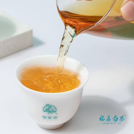 中秋节｜福鼎白茶·恒春源有机白茶【岁月留香.云】2022年有机三级贡眉，净含量：256g（128g*2包*1盒）拍7盒送1盒 商品图4