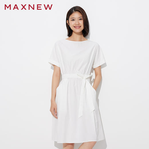 【裙装】船领收腰连衣裙 1P2225307 商品图4