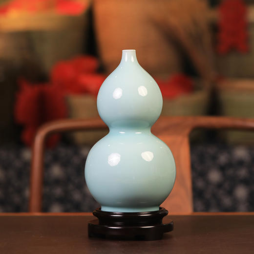 陈先明葫芦瓶粉青 商品图0