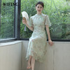 未风雪纺改良旗袍连衣裙女夏2025夏季新款女装新中式国风短袖裙子 商品缩略图0