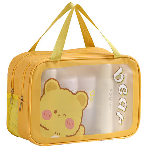 【醒粉福利14.9元/个】洗漱包双层防水干湿分离洗漱包 旅行化妆收纳大容量可视化妆包 商品图4