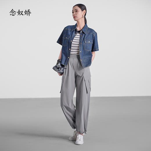 【商场同款】CNK5593“无袖海魂衫”  毫不费力拿捏夏日氛围感 透气凉爽好搭配 商品图3