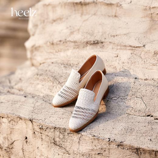 heelz 艺术工坊系列｜手工编织羊皮乐福鞋2.5公分 商品图0
