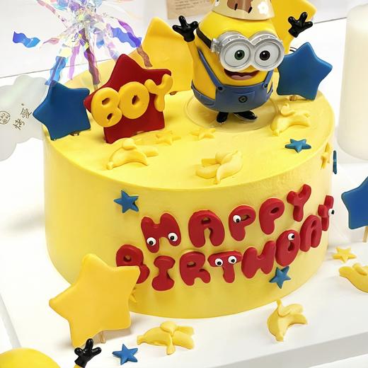 烤爱·小黄人鲍勃bob·派对系列·儿童蛋糕·可爱蛋糕·聚会生日蛋糕节日【仅限深圳同城配送】 商品图2