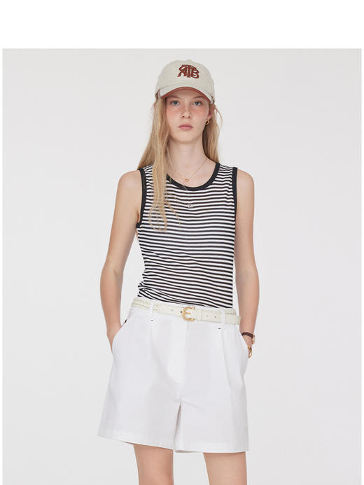 Teenie Weenie小熊字母短裤女夏季女休闲裤TTTH252502W 商品图3