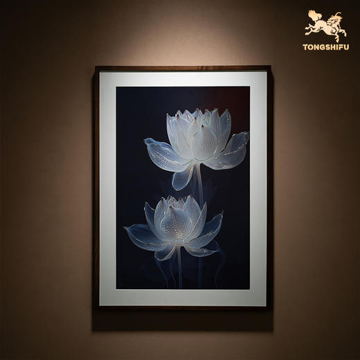 铜师傅 手工錾刻 铜雕画 花卉系列 客厅玄关沙发背景墙装饰画 商品图1