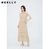 NEELLY纳俪商场同款夏季新款时尚休闲套装女简约百搭半裙两件套N25054Z04602 商品缩略图0