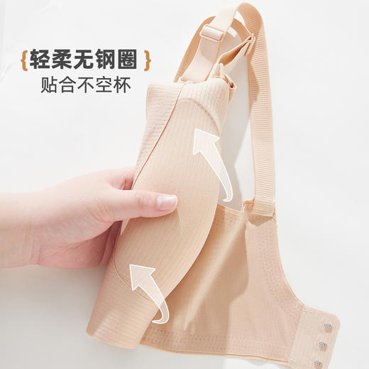 雅黛俪哺乳内衣无钢圈聚拢防下垂产后喂奶胸罩孕期专用大码文胸 商品图5