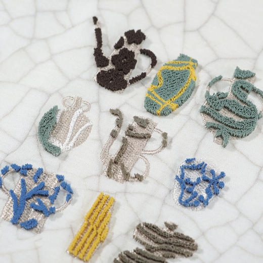 谜底T恤短袖女2025夏季新品休闲日常肌理感宽松H型上衣252MT0572 商品图3