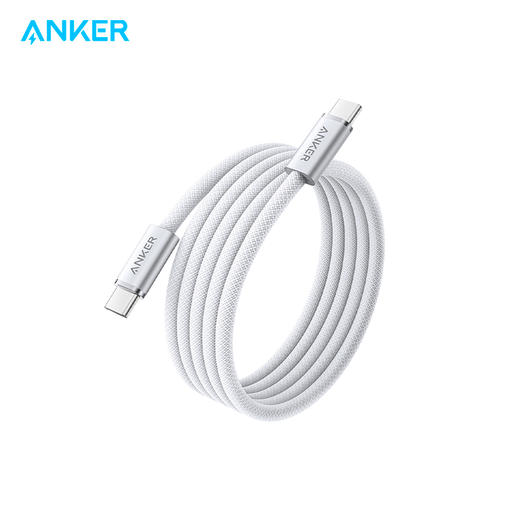 【新品】Anker安克 纳米抗脏140W C-C编制快充线 A8060 商品图0