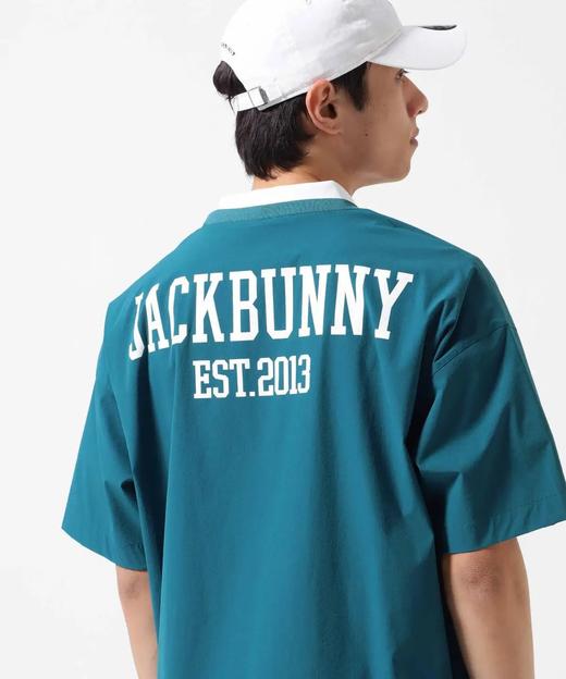 Jack Bunny 高尔夫男士 字母刺绣基础款短袖运动夹克 轻量轻薄 防风防水 商品图10
