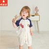 棉果果夏季商场专柜同款男童哈衣爬服时尚运动连体衣M212722225335 商品缩略图0