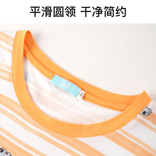 I'd爱帝女士短袖七分裤套装夏季薄款印花家居服 商品图2