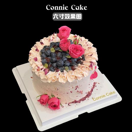 蓝莓 鲜花（玫红色） 爆款 女士蛋糕 商品图1