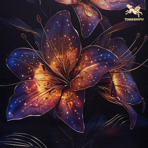 铜师傅 手工錾刻 铜雕画 花卉系列 客厅玄关沙发背景墙装饰画 商品图5