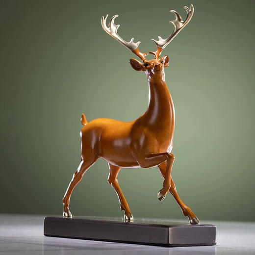 朱炳仁铜 禄鹿亨通 商品图2