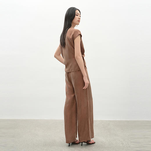 NEELLY纳俪商场同款夏新款都市休闲时尚套装女大地色系上衣两件套N25045Z01117 商品图1