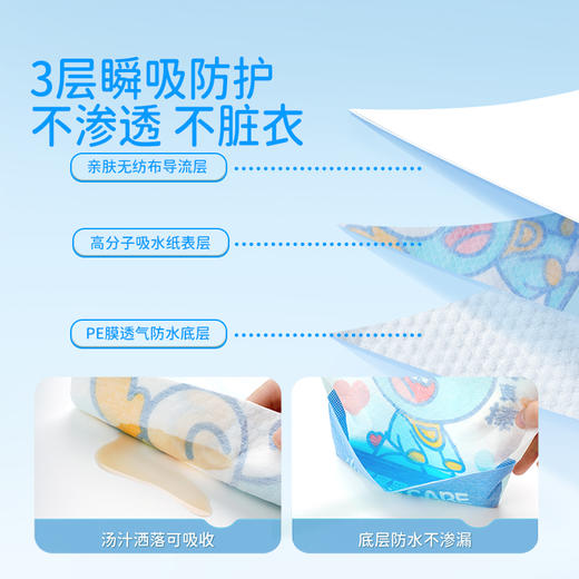 【积分兑换】小鹿蓝蓝CARE 吃饭饭一次性围兜/10片 商品图1