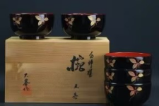 日本大漆碗一套