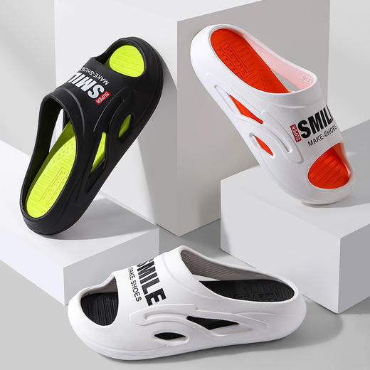 【买1送1】chao轻运动拖鞋 C*0SS同厂出品！男女同款 潮流黑科技厚底！健身居家运动两不误！4.0黑科技！再次升级！ 商品图2