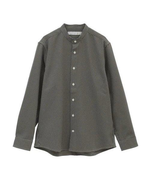 MEN'S MELROSE 男士 经典日系格纹带领衬衫 休闲长袖衬衣 商品图9