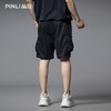 PINLI品立2025夏季新款男户外工装短裤潮流个性大口袋宽松五分裤GD252117373 商品缩略图2