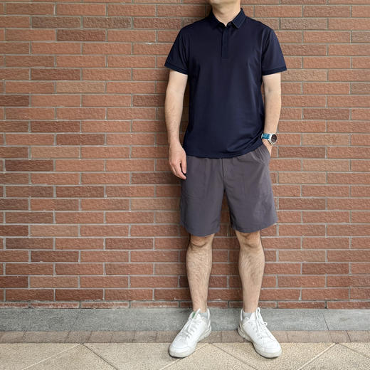 98318 薄男士--25夏抗菌弹力翻领男polo衫【包邮+三天无理由退换】 商品图6