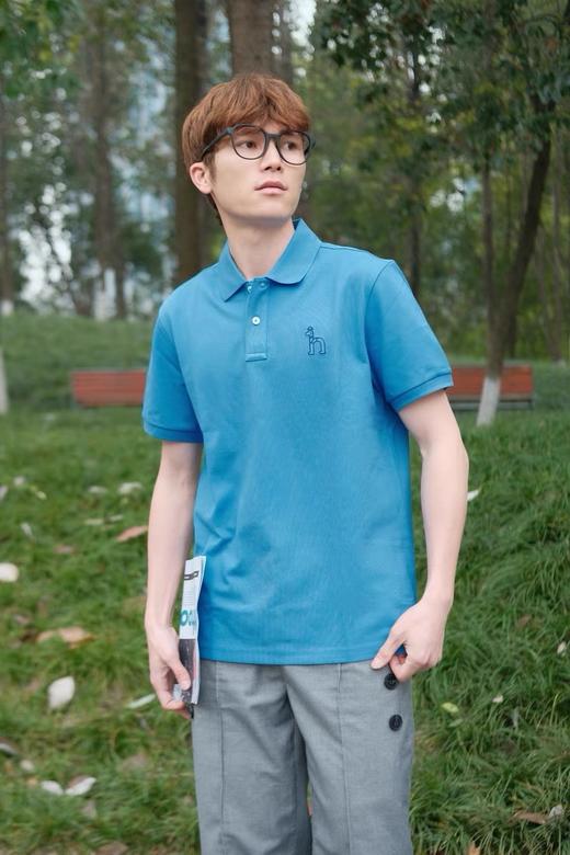 【比格启事】Hazzys哈吉斯夏季款商务休闲抗菌POLO短袖凉感T恤男！ 商品图2