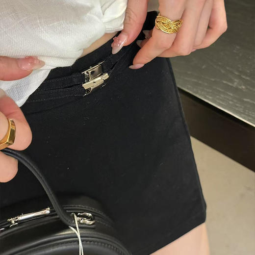 【不退不换】良木礼双腰带A字裙（51091） 商品图3