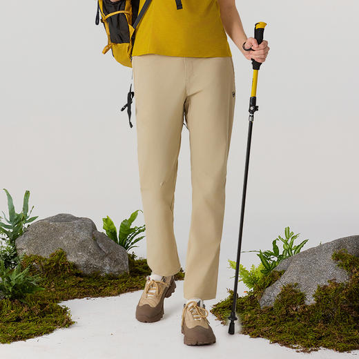 诺诗兰速干长裤25春夏新款女士户外运动吸湿快干弹力徒步登山长裤跃岭女式快干长裤NQPFH2254E 商品图2