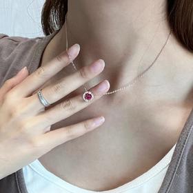 Swarovski/施华洛世奇跳动的心锁骨链BF AB
