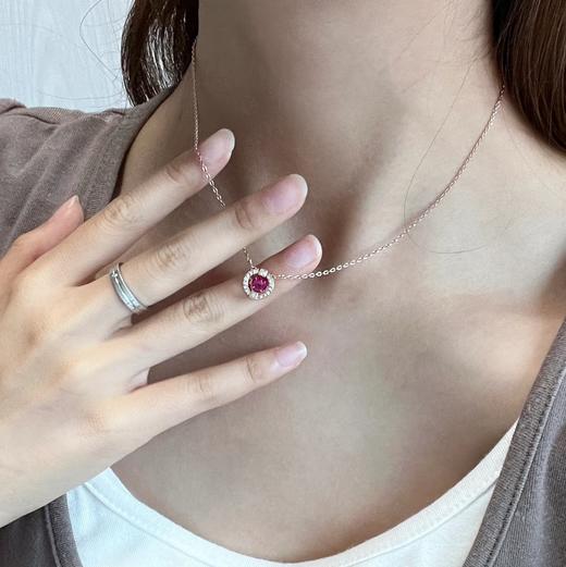 【顺丰速达】【下单赠满钻耳环】Swarovski/施华洛世奇跳动的心红锁骨链BF AB 商品图1