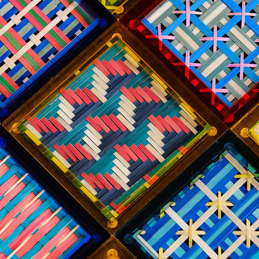 自然造物手工竹编冰箱贴盲盒亚克力磁贴个性创意伴手礼物趣味文创 商品图7