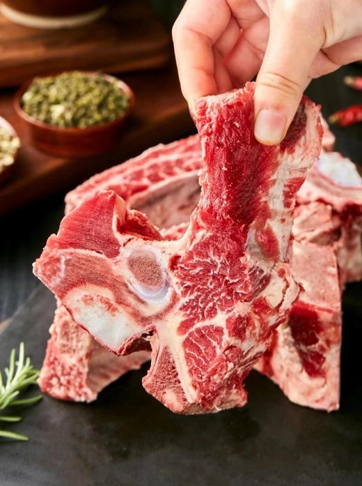 【顺丰包邮】99元秒杀5斤大黄鲜森阿根廷进口原切牛脊肋排肉界扛把子肥瘦相间贴骨带肉配料表干净基地直邮 商品图1