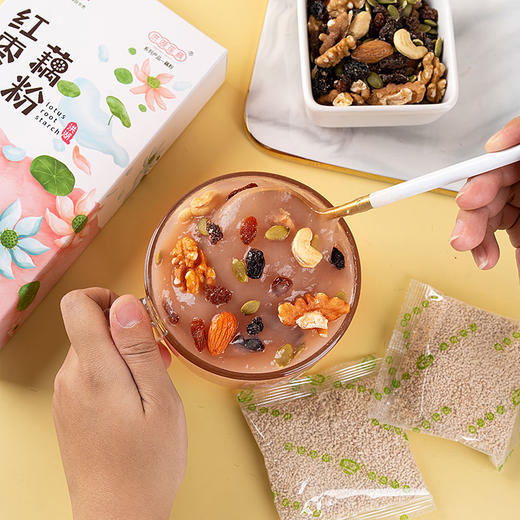 荆州洪湖 华贵 洪湖藕粉组合（纯藕粉+红枣藕粉）160g+200g 商品图5