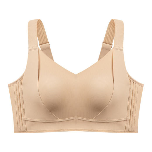 QC-W6266*  夏季聚拢大胸显小内衣防下垂薄杯提拉文胸无痕收副乳调整型胸（单件） 商品图4