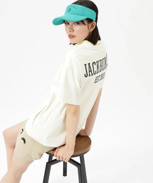 Jack Bunny 高尔夫女士 字母刺绣基础款短袖运动夹克 轻量轻薄 防风防水 商品图0