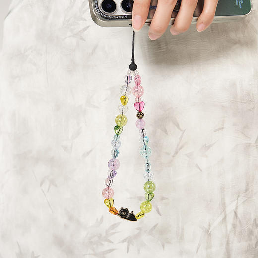 大英博物馆 巴斯特系列 缤纷泡泡珠 手机绳 商品图2