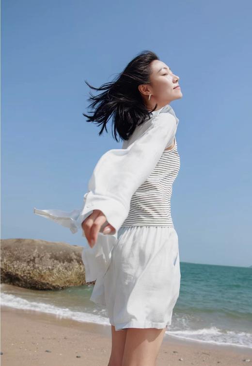 DT.LANDO 法式复古衬衣百搭短裤套装 商品图0