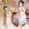 春夏中式国潮风汉服裙 中大童刺绣优雅可爱连衣裙 商品缩略图11