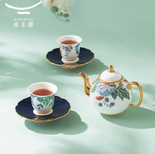 【彼达思】永丰源 幸福礼 幸福满园 2人位6头茶具 轻奢茶礼 商品图0