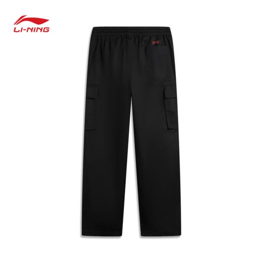 李宁中国文化系列故宫联名妙笔生花男女同款直筒工装多袋裤休闲长裤AKXV383 商品图3
