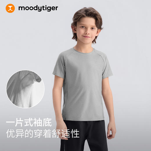 【DR暑假】moodytiger男童短袖T恤年夏季清凉凉感短袖22110101 商品图2