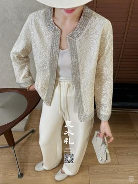 【现货】镂空人丝外套（66A56）