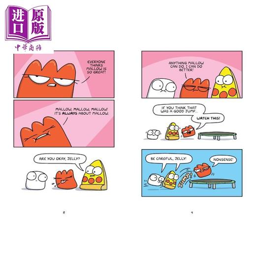【中商原版】桥梁漫画 零食兵团大冒险2 Slice Of Mallow Vol 2 英文原版小初文学 漫画故事绘本 儿童图像图画小说 进口童书 商品图3
