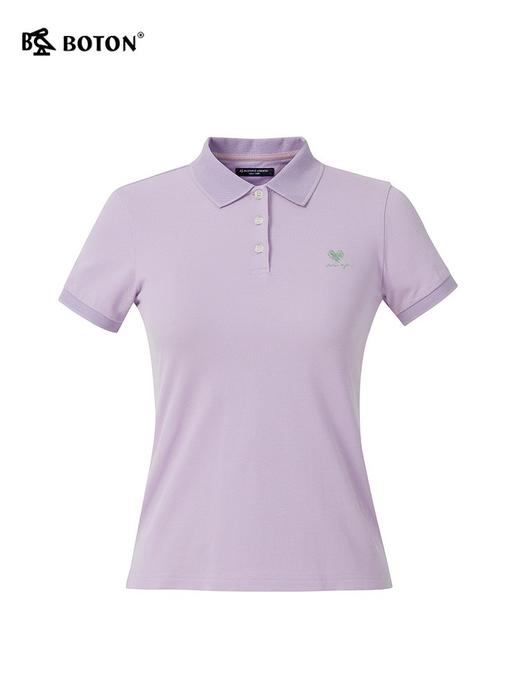 【纯棉舒适】波顿女士春夏季短袖纯色POLO衫t恤LT296223 商品图4
